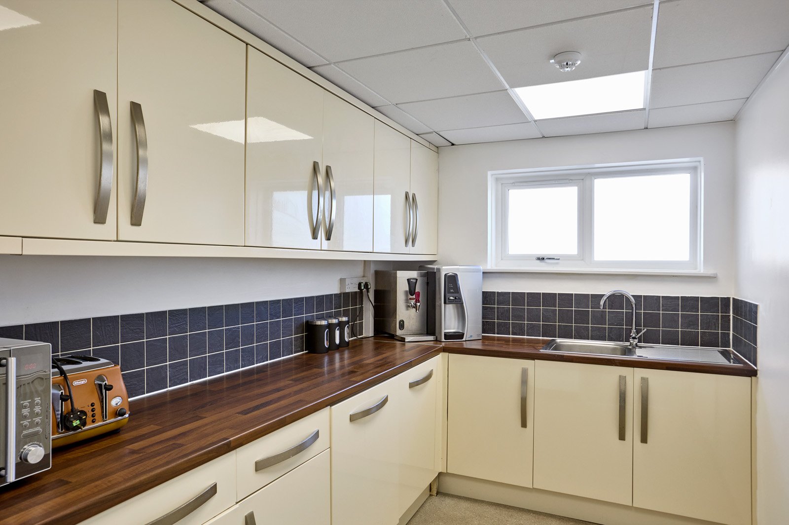 the place office space kitchenette