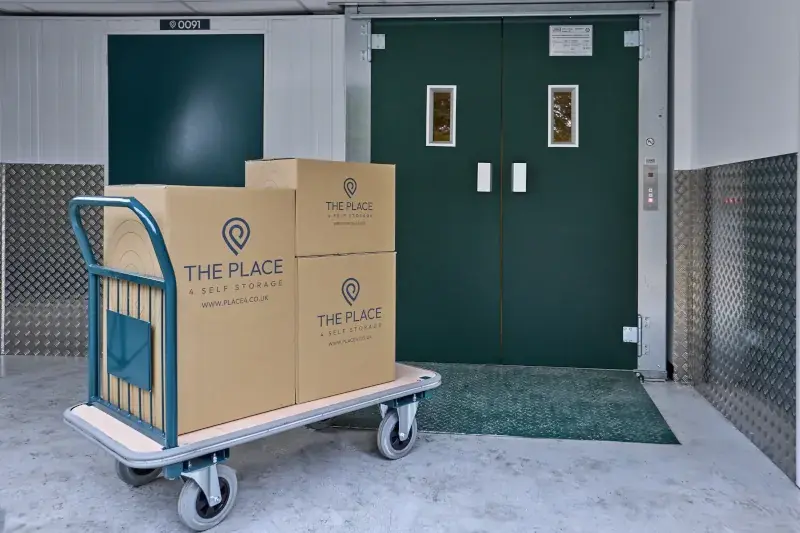 the-place-4-self-storage-green-branded-trolley-800x533